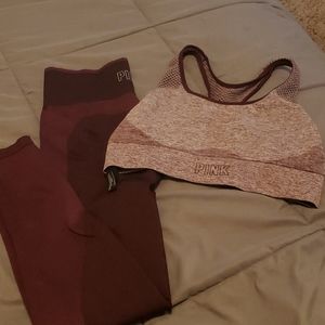 Leggings and bra
